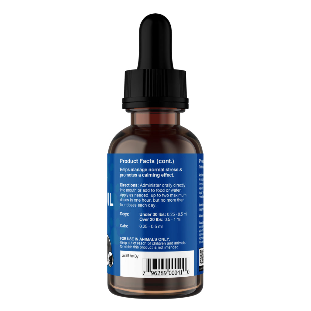 Animal Essentials Tranquil Times Herbal Tonic to Manage Stress & Calm for Dogs & Cats
