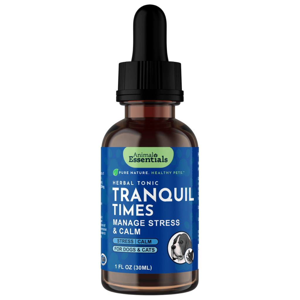 Animal Essentials Tranquil Times Herbal Tonic to Manage Stress & Calm for Dogs & Cats