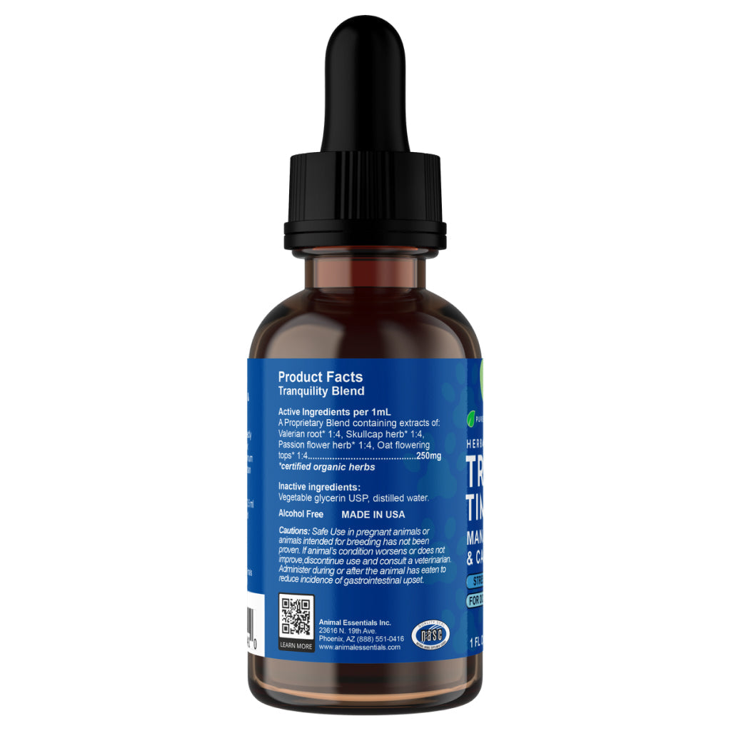 Animal Essentials Tranquil Times Herbal Tonic to Manage Stress & Calm for Dogs & Cats