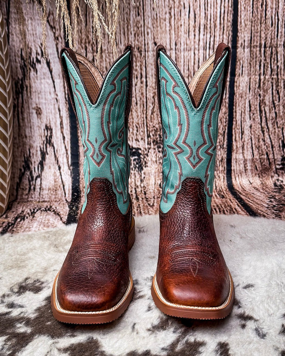 Ariel Twisted X Women's 11" Tech X Boot - Hickory and Seafoam