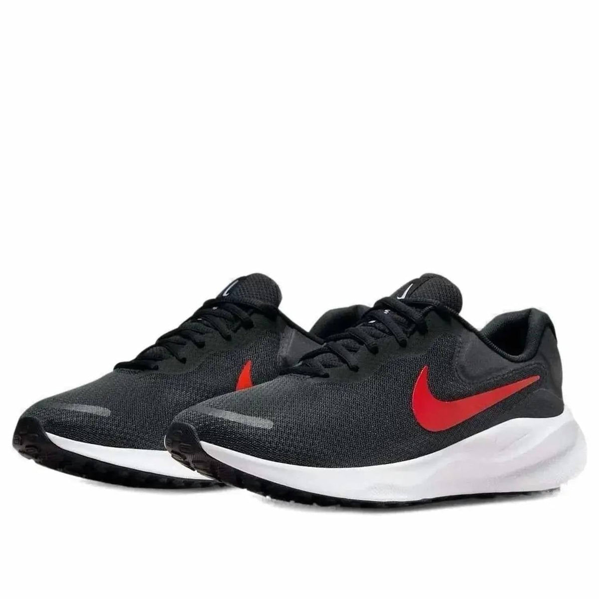 Men's Revolution 7 Sneakers In Black/ White/ University Red