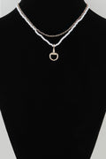 Equestrian Drop Beaded Chain Necklace