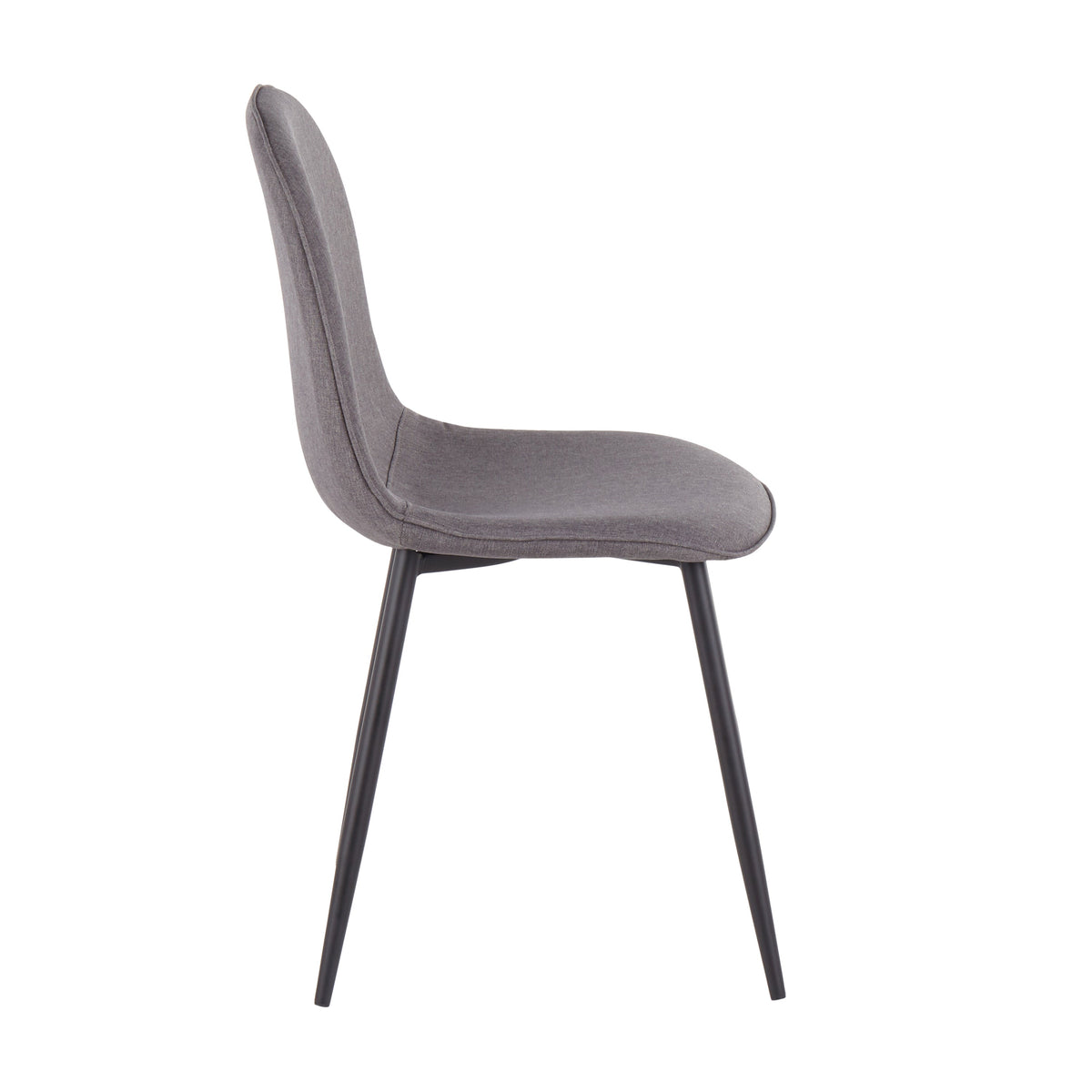 Modern Fabric Accent Chairs Set of 2
