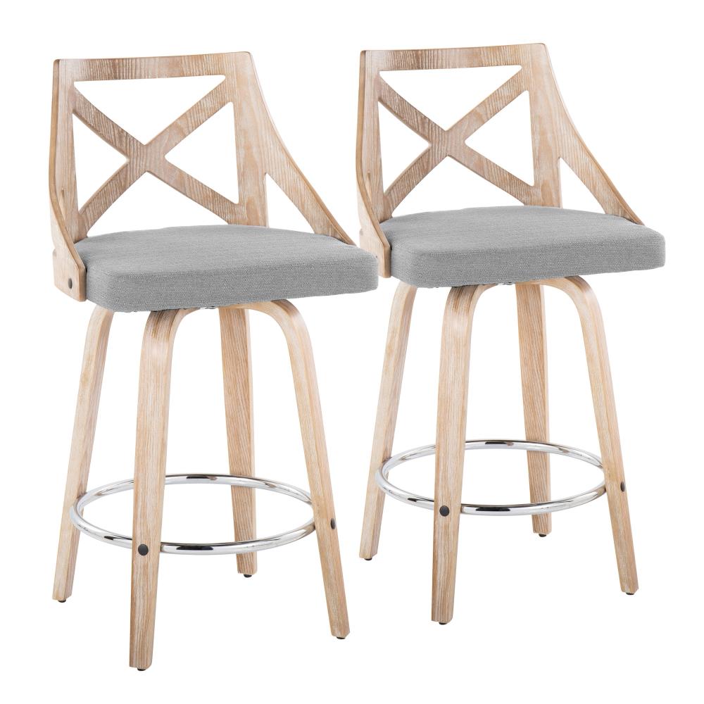 Fixed-Height Swivel Bar Stools