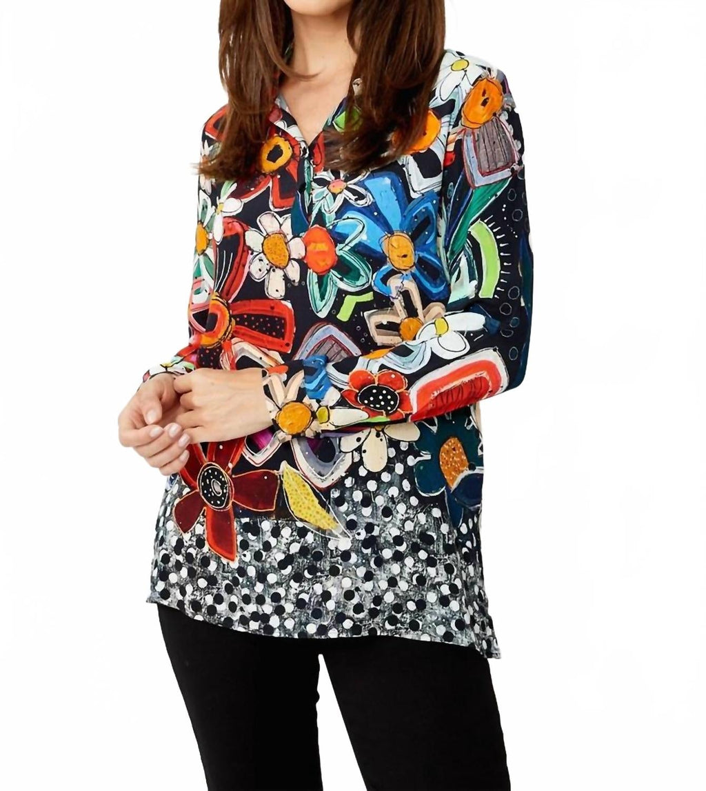 Art Pour Toi Minnie De Mickey Blouse In Multicolor