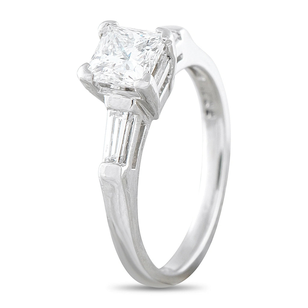 LB Exclusive Platinum 1.22ct Diamond Engagement Ring MF25-072826