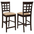 Modern Counter Height Dining Stools with Padded Seats and Durable Construction