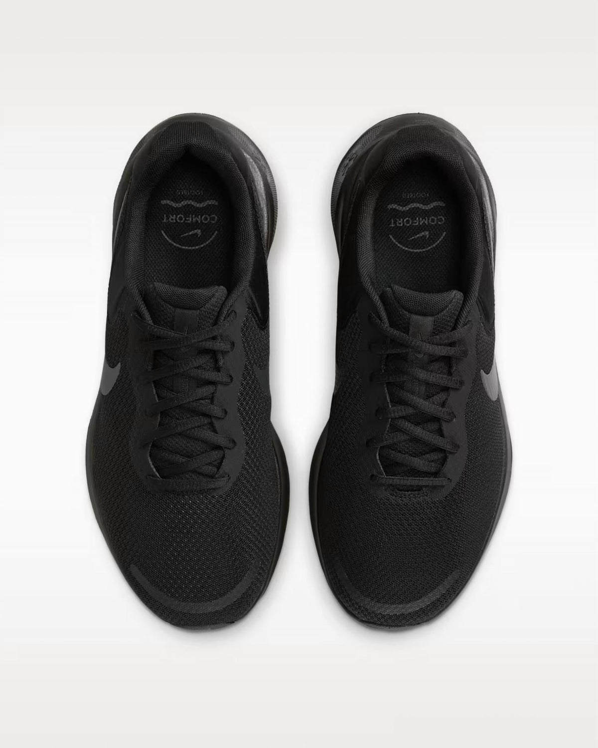 Men's Revolution 7 Wide Running Shoes In Black/off-Noir