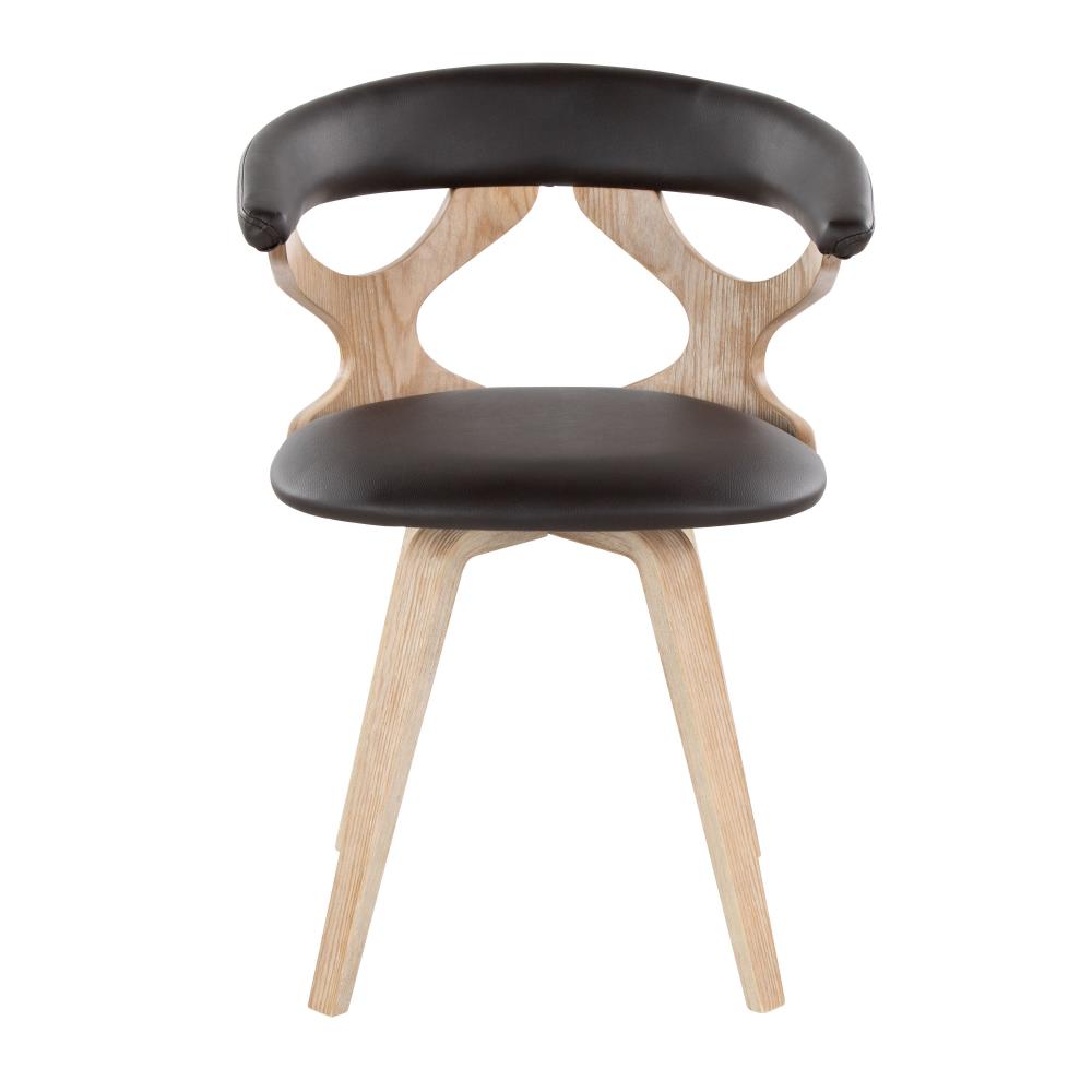 Modern Faux Leather Accent Chair