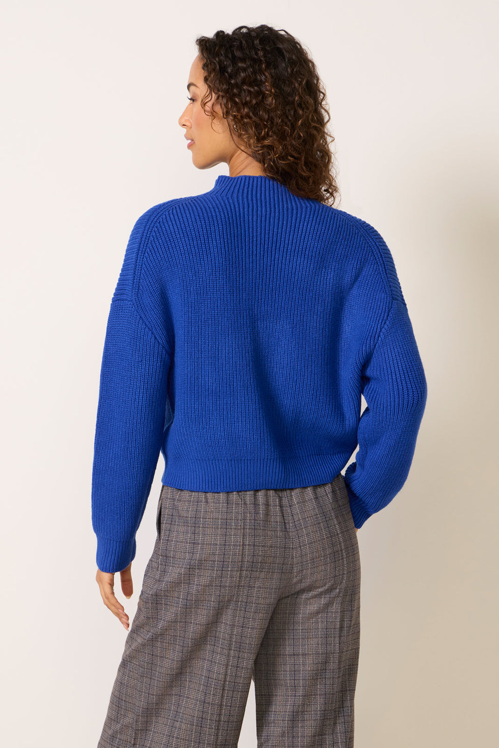 Women's Babysoft Mock Neck Rib Pullover