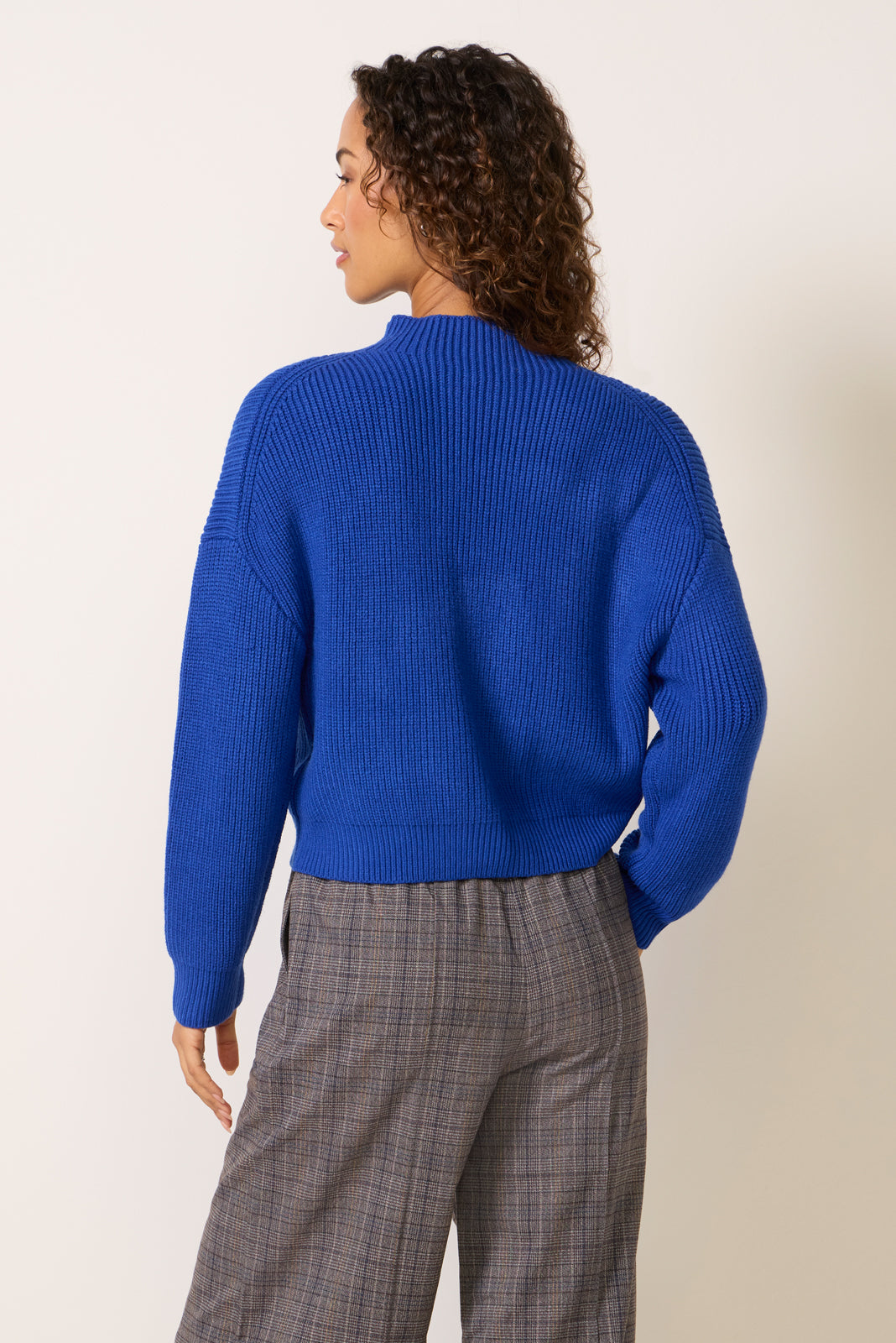 Women's Babysoft Mock Neck Rib Pullover