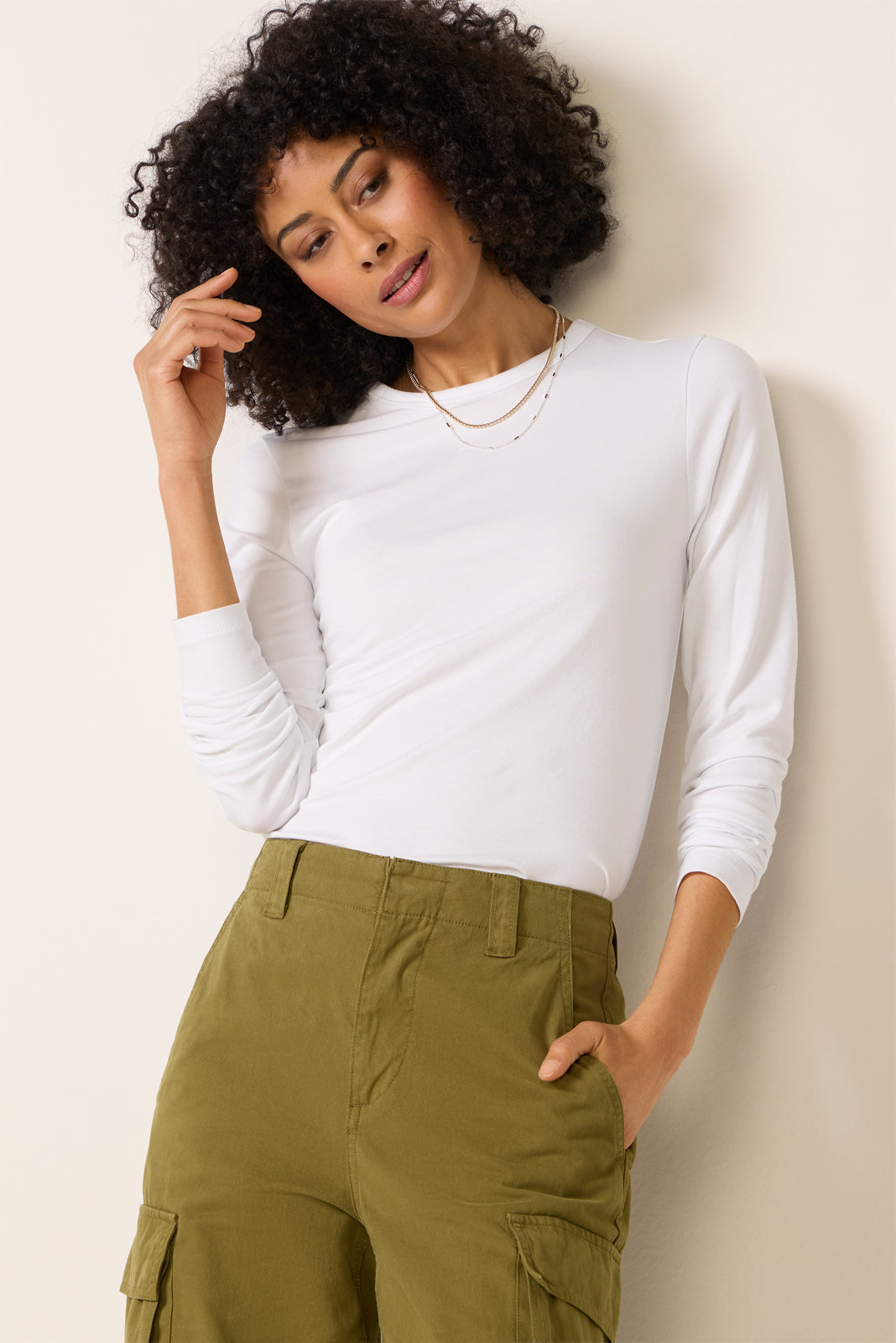 Women's Bianca Long Sleeve Baby T-Shirt