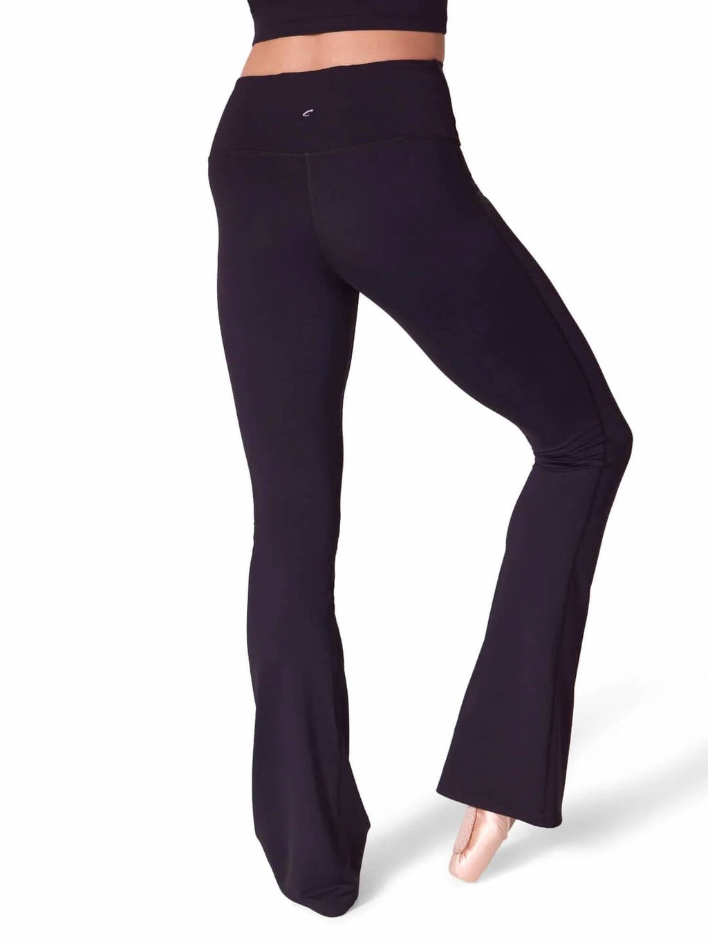 High Waisted Lulu Flare Legging In Black