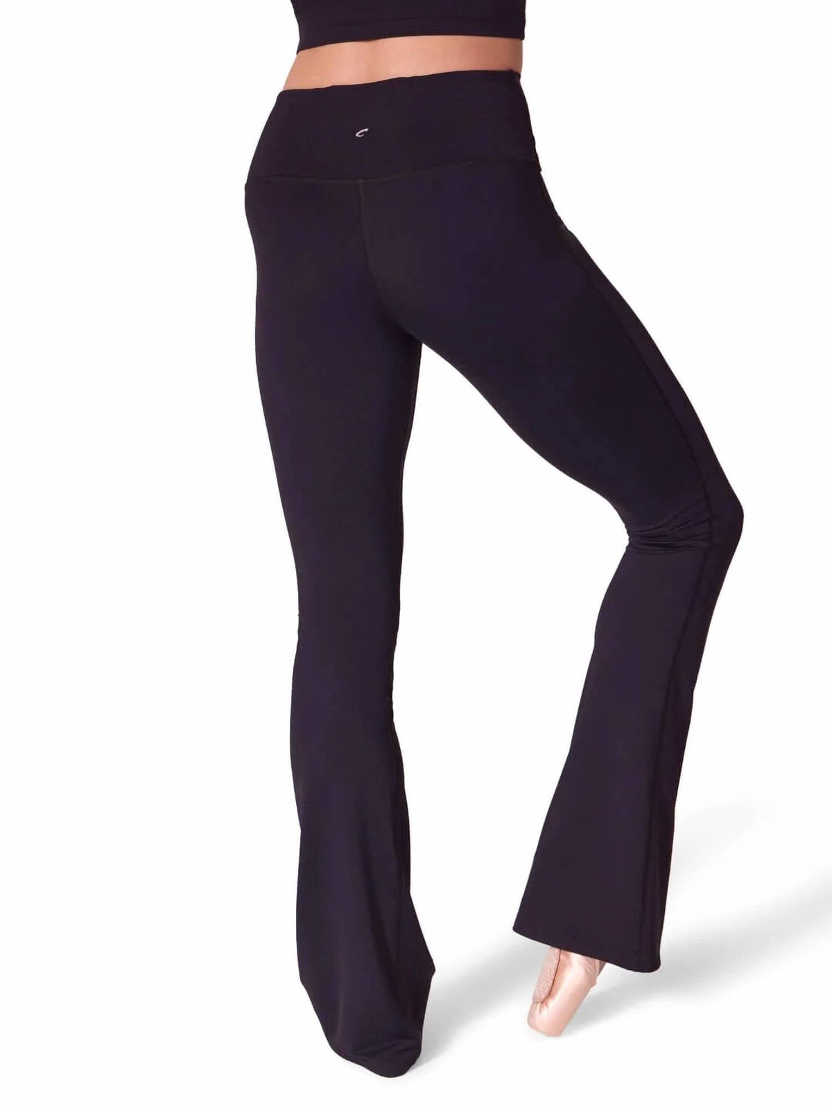 High Waisted Lulu Flare Legging In Black