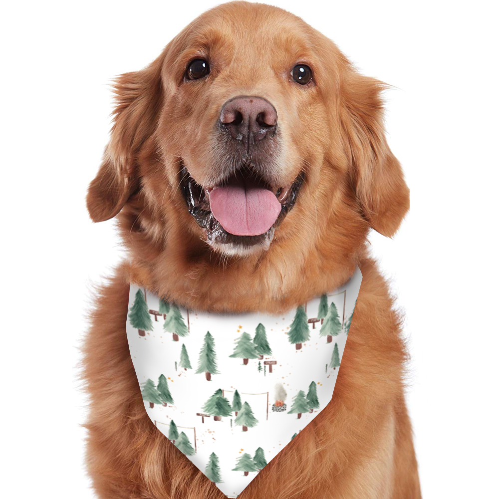 White Little Christmas Tree Matching Family Christmas Pajamas-Dog Pajamas Included