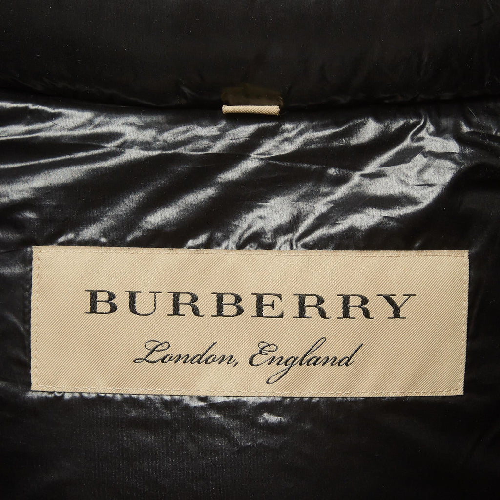 Burberry Black Nylon Down Gilet