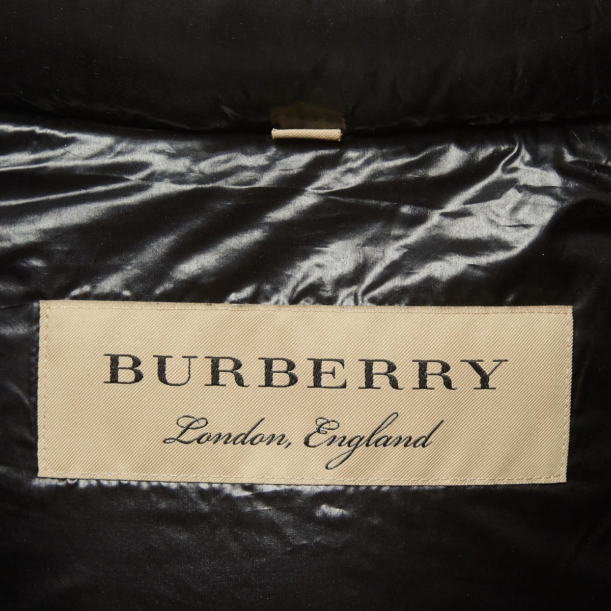 Burberry Black Nylon Down Gilet