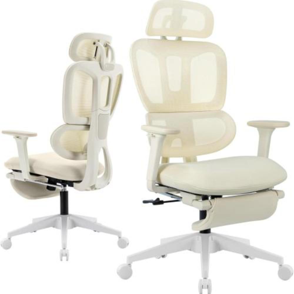 High-Back Mesh Office Chair with Lumbar Support
