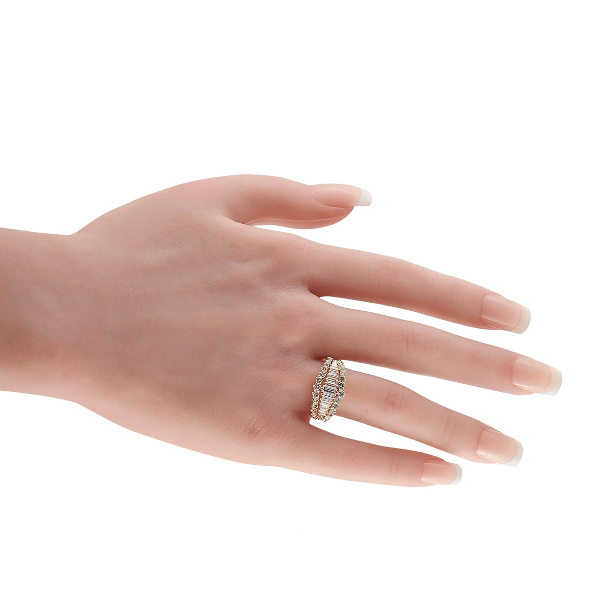 LB Exclusive 14K Yellow Gold 1.42ct Diamond Ring MF21-070826