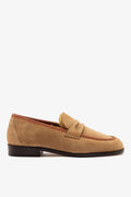 Suki Fuzzy Loafer Peanut Suede