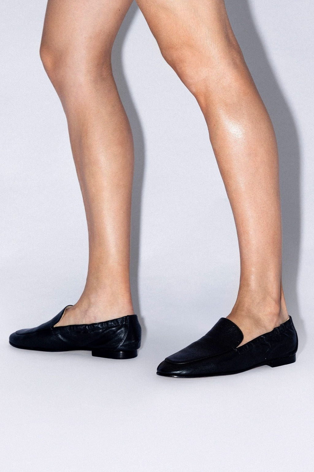 Penny Light Loafer Black Leather