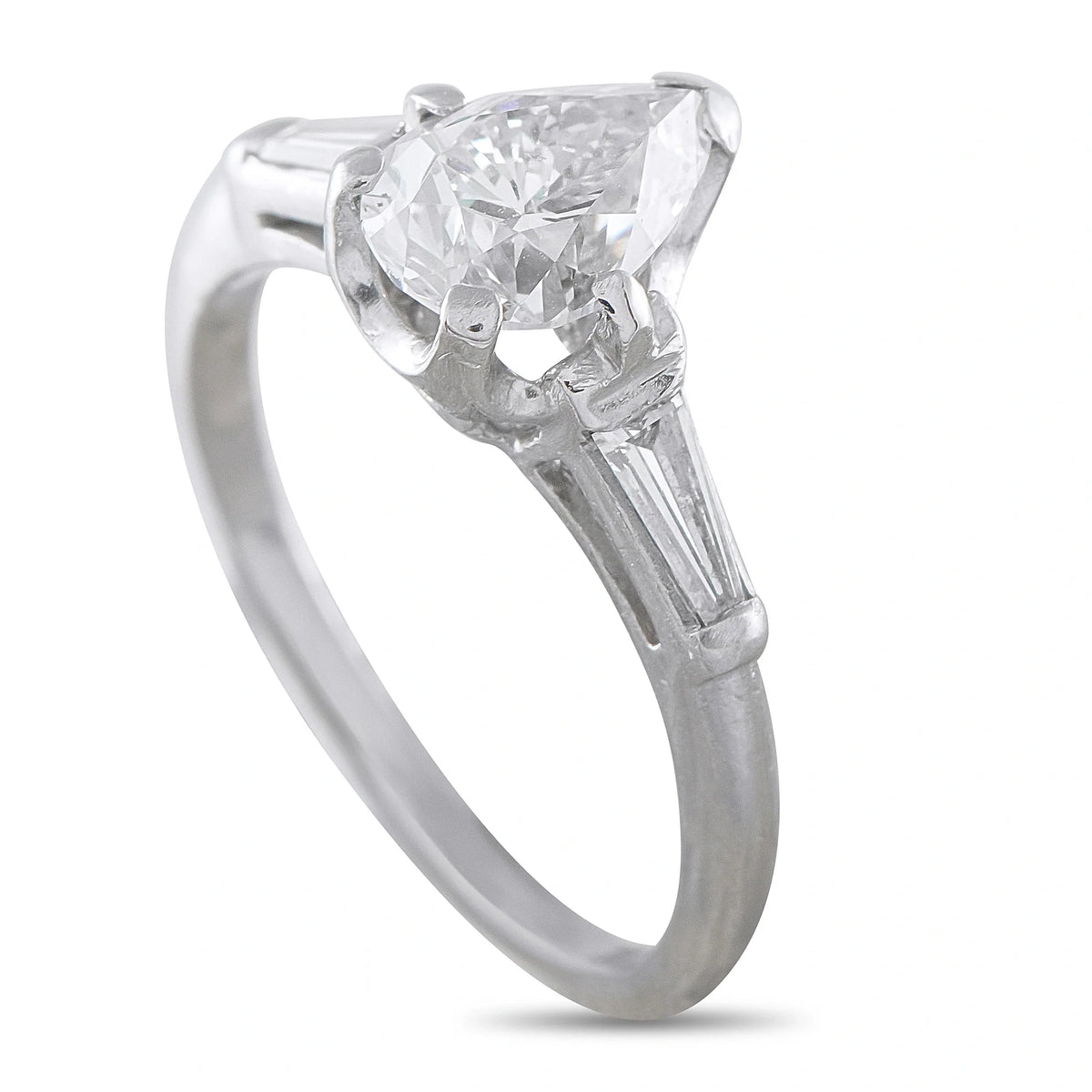 LB Exclusive Platinum 1.60ct Diamond Solitaire Ring MF19-072826