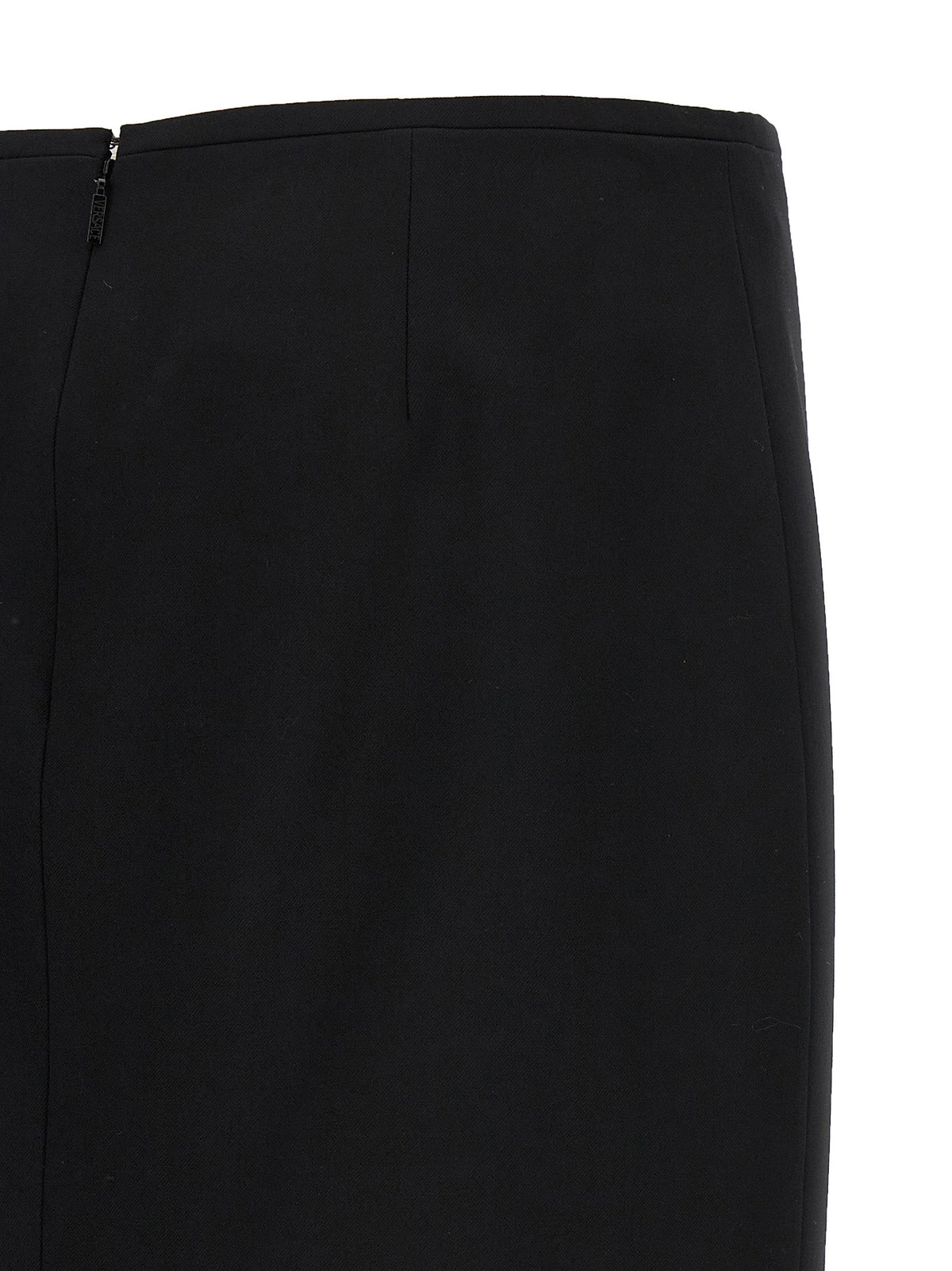 Versace Virgin Wool Midi Women's Skirt