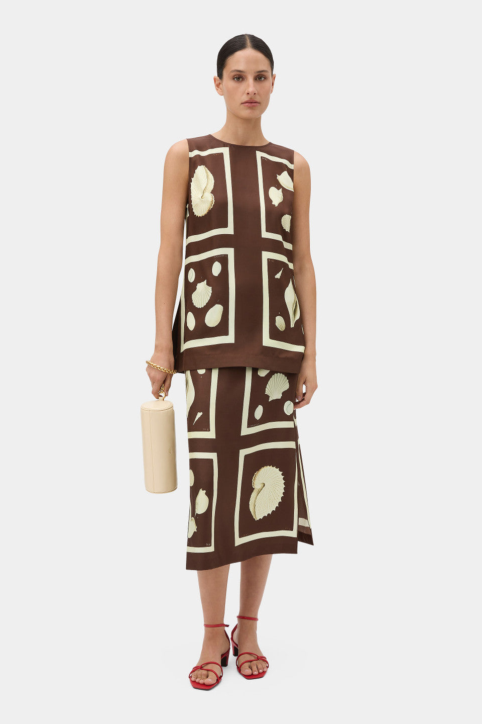 Oroton Graphic Shell Tunic
