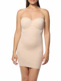 Luxe Strapless Shaping Slip In Beige
