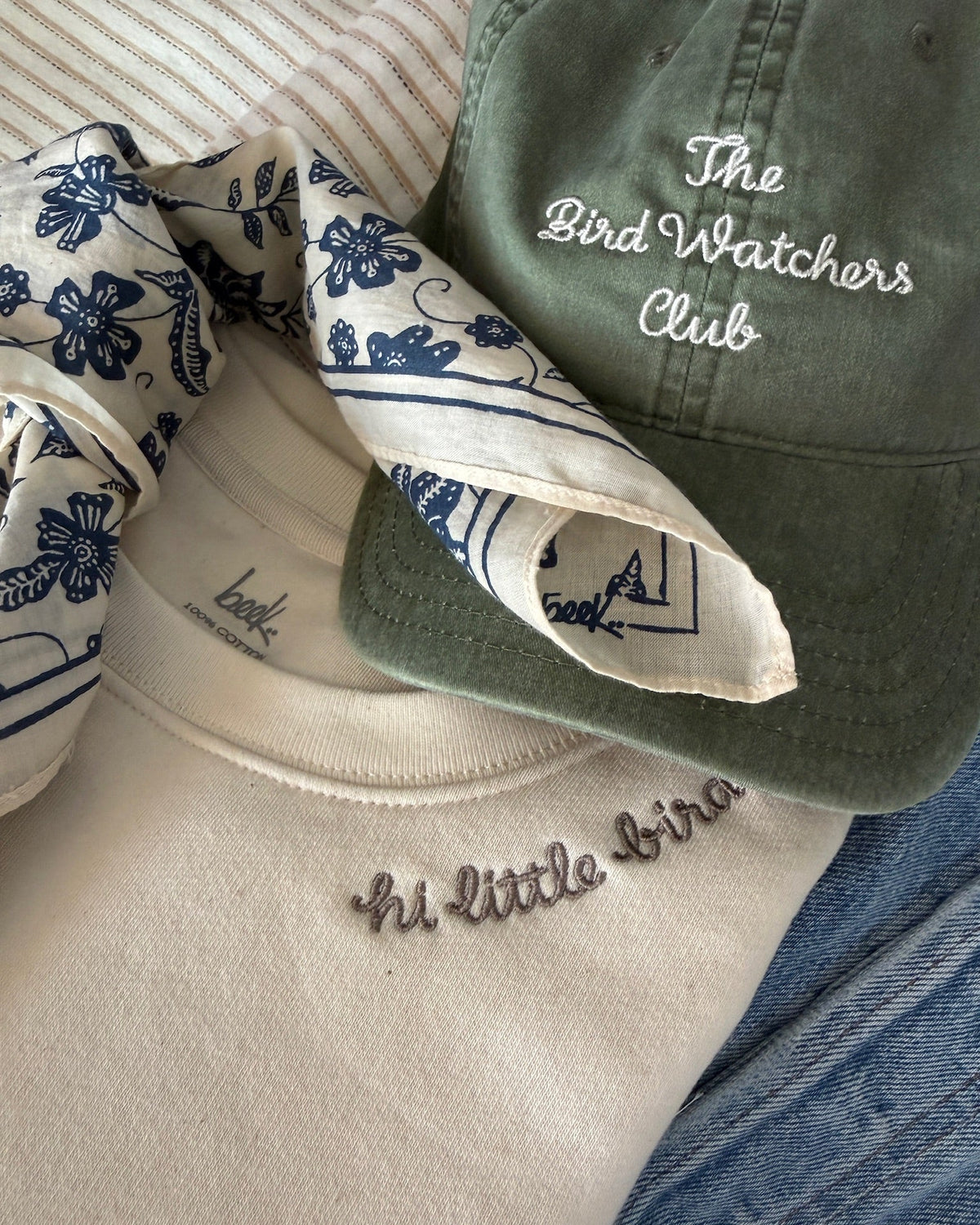 Bird Watch Hat - Navy