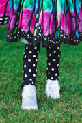 Black & White Polka Dot Leggings