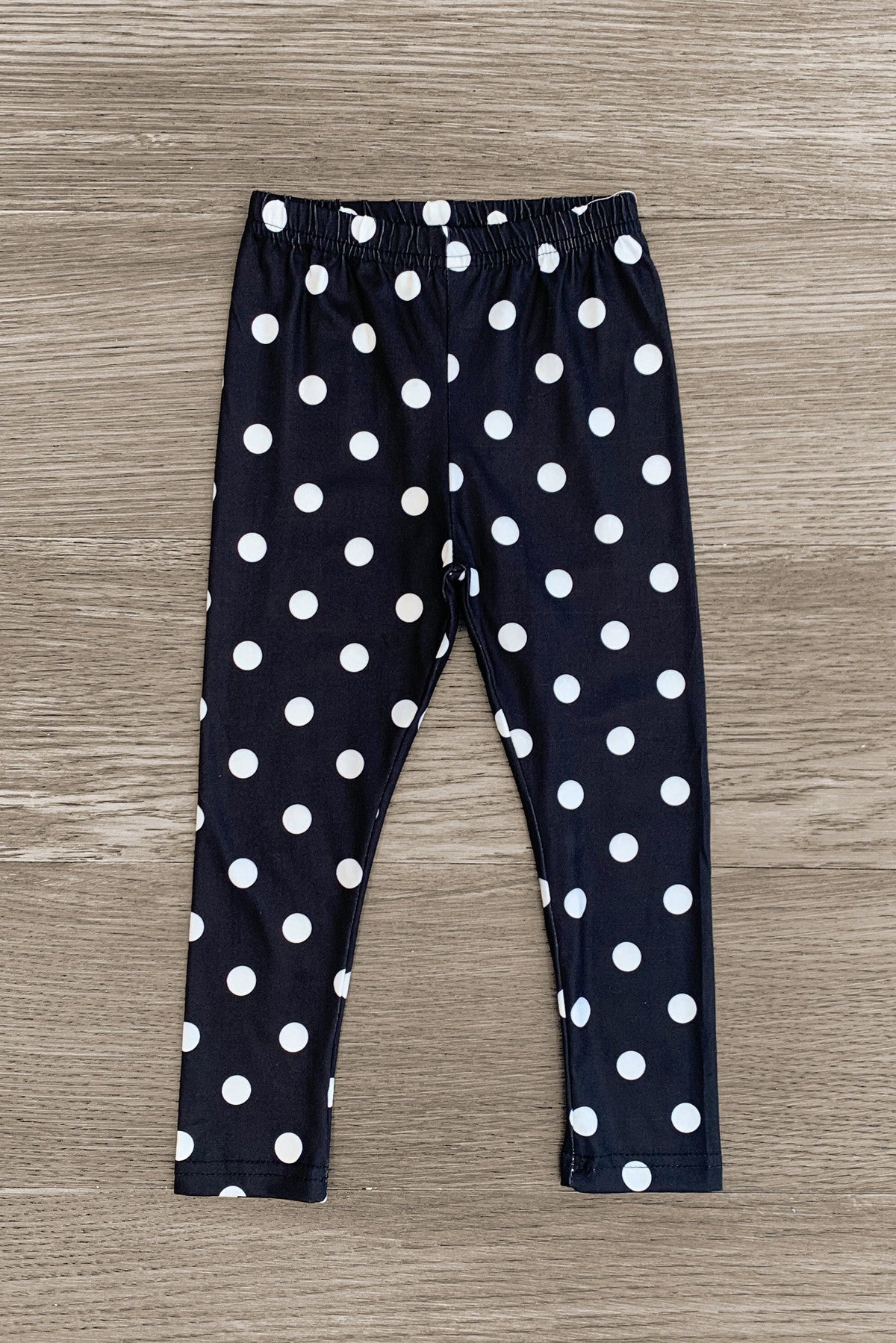 Black & White Polka Dot Leggings