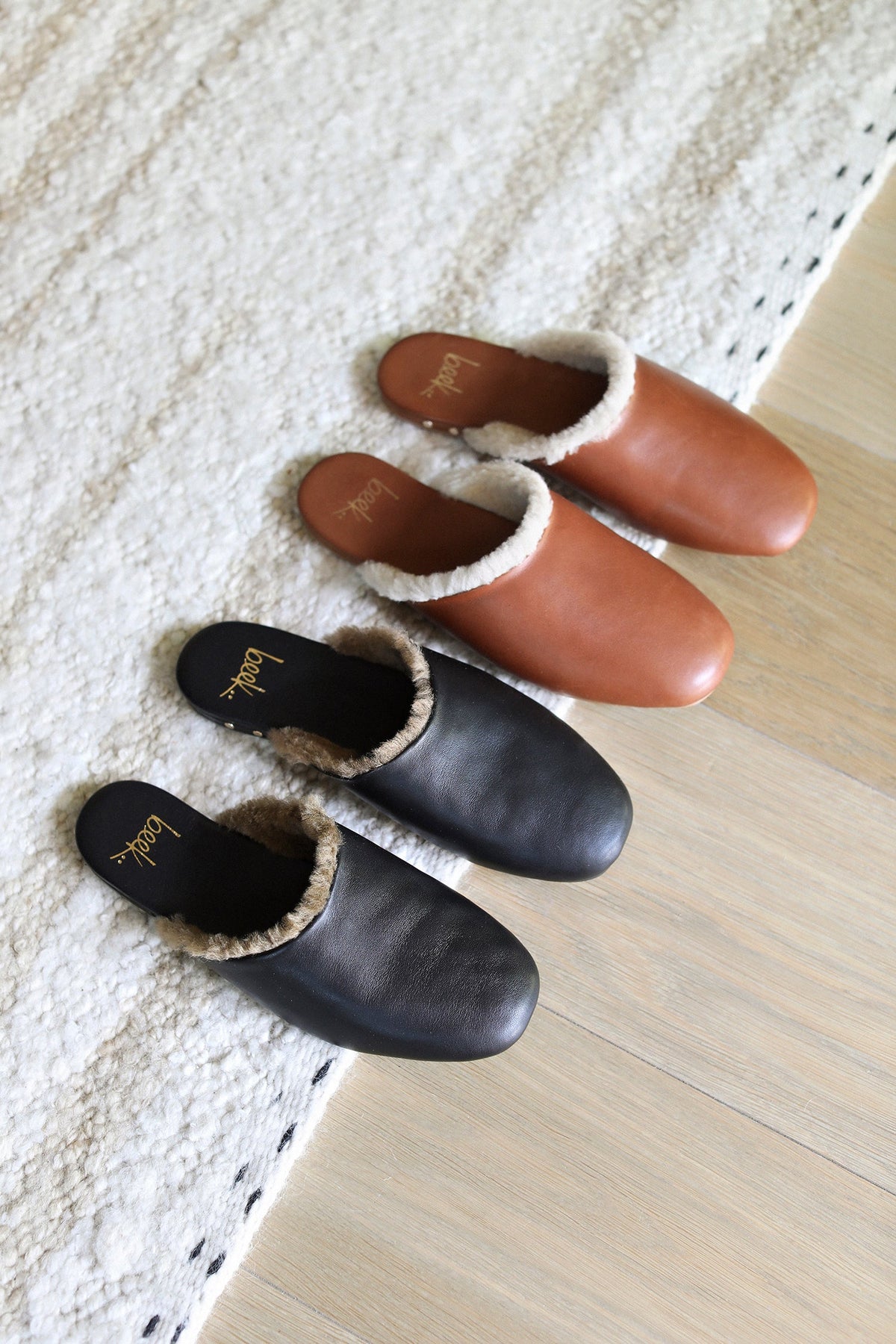 BLACKBIRD SHEARLING - Black