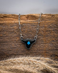 Blackjack Cow Head Fashion Necklace