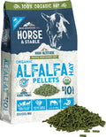 Blue Mountain Hay High-Altitude Organic Alfalfa Hay Pellets Horse Feed, 40-lb