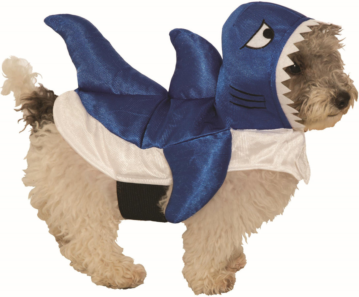 Blue Shark Pet Fish Dog Costume Size Medium