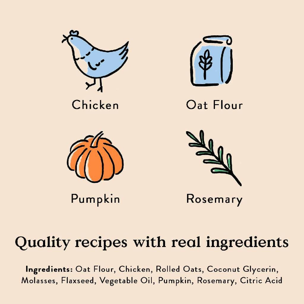 Bocce's Bakery Basics Chicken Soft & Chewy Treats For Dogs (6 oz)