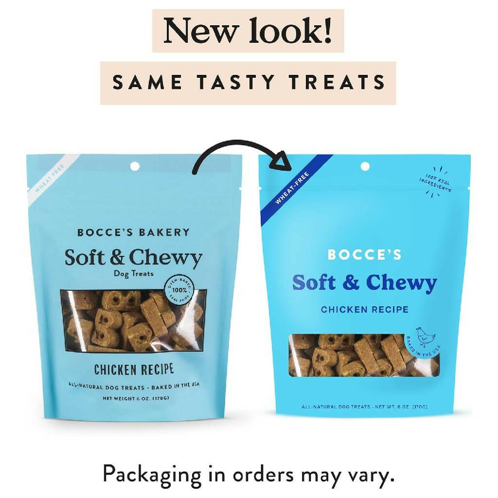 Bocce's Bakery Basics Chicken Soft & Chewy Treats For Dogs (6 oz)