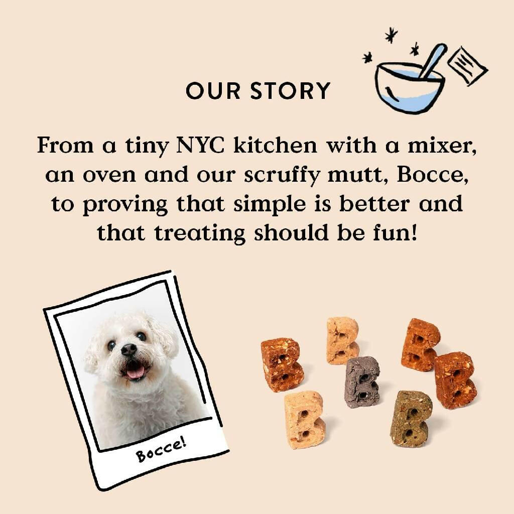 Bocce's Bakery Fish & Chips Crunchy Biscuits Dog Treats (5 oz)