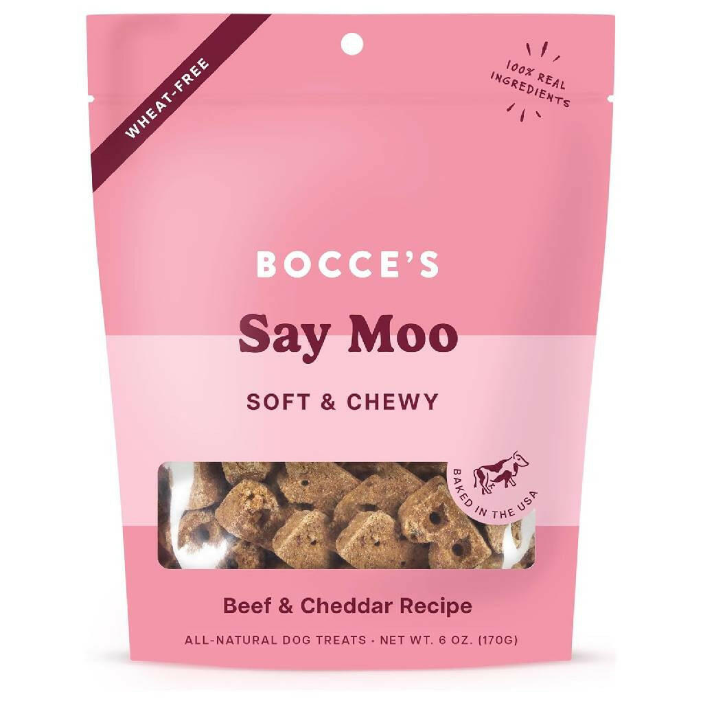 Bocce's Bakery Say Moo Soft & Chewy Dog Treats (6 oz)