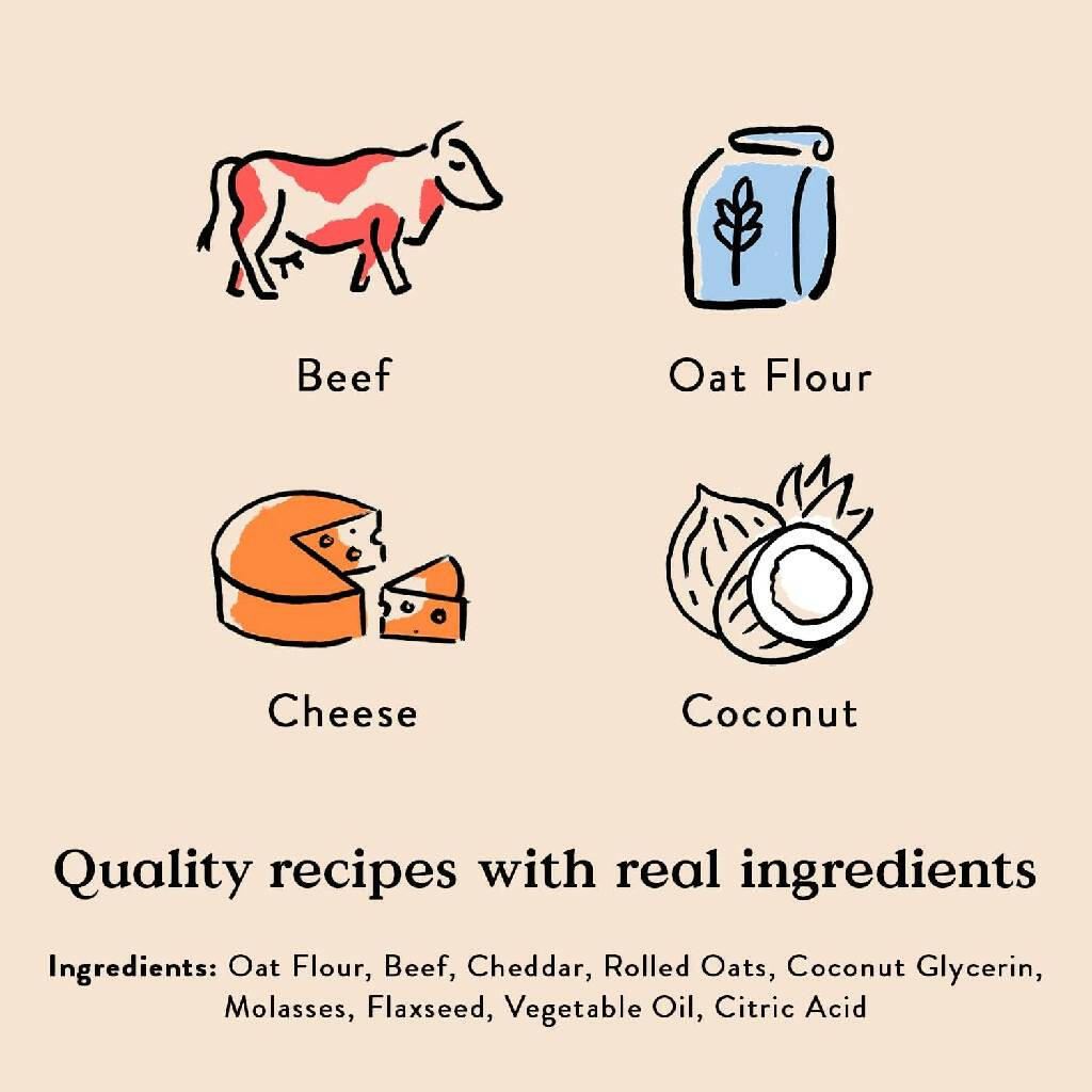 Bocce's Bakery Say Moo Soft & Chewy Dog Treats (6 oz)