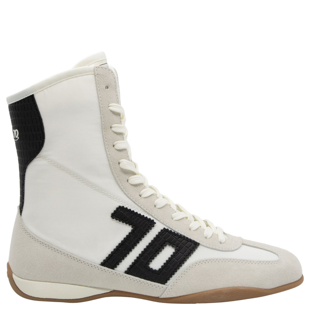 BOXEUR H in WHITE Sneaker Boots