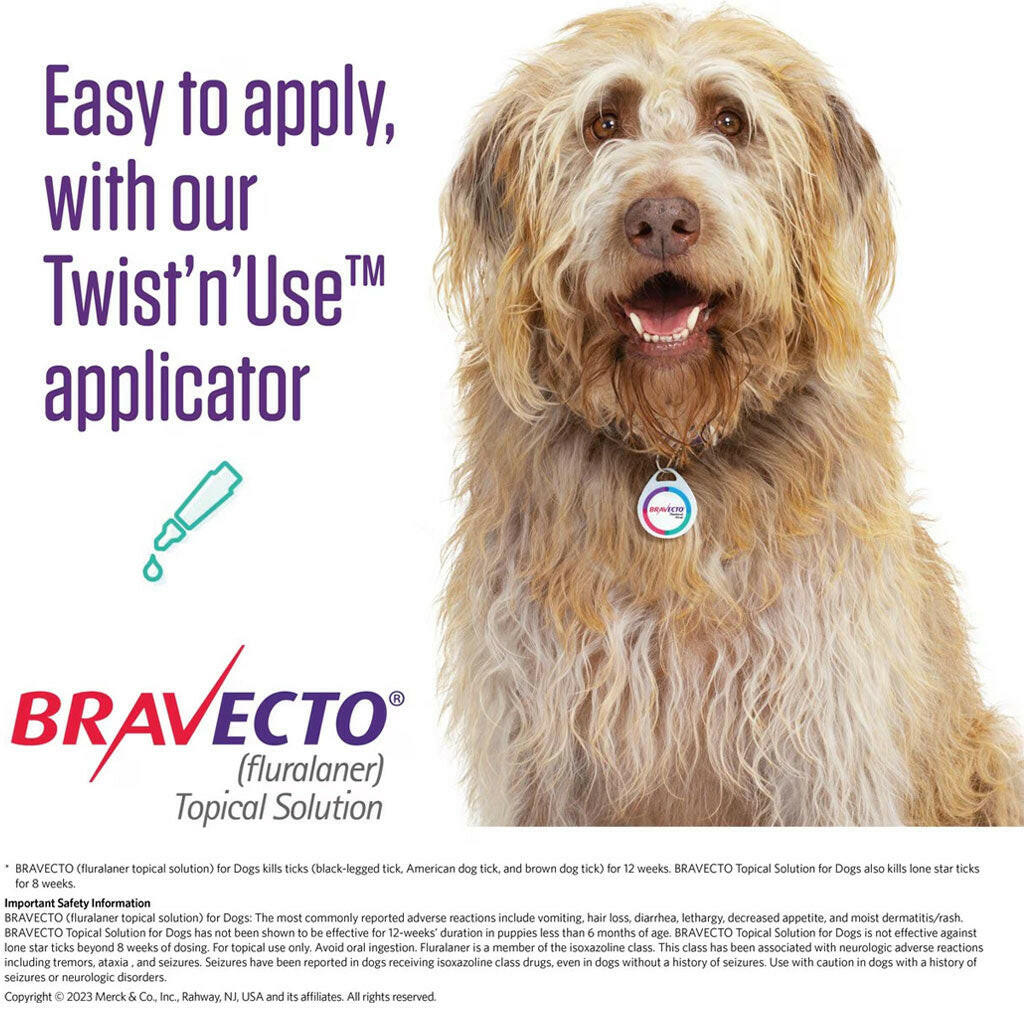 Bravecto Topical Solution for Large Dogs 44-88 lbs