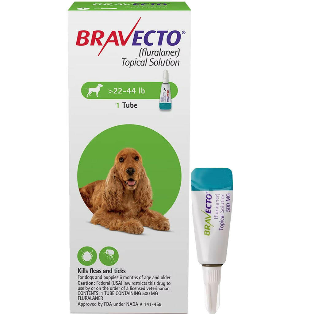 Bravecto Topical Solution for Medium Dogs 22-44 lbs