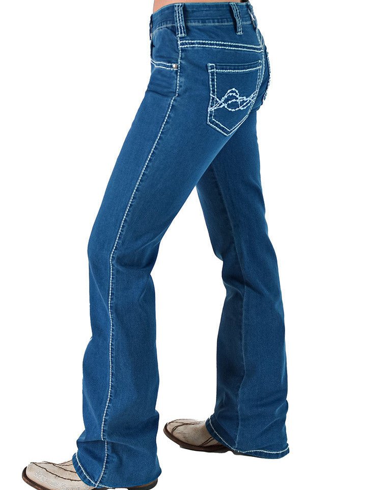 Breathe Edgy Medium Bootcut Jeans by Cowgirl Tuff