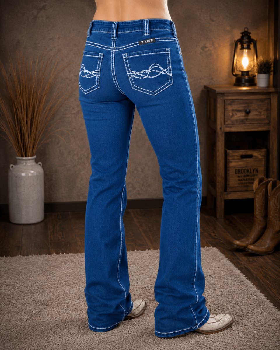 Breathe Edgy Medium Bootcut Jeans by Cowgirl Tuff