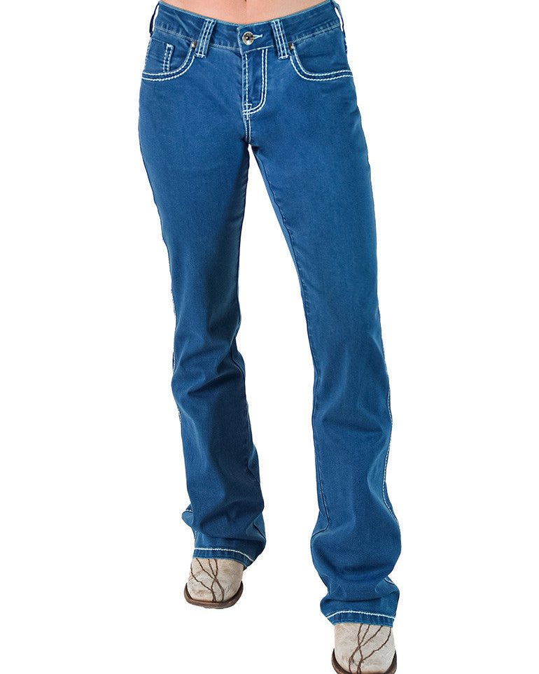 Breathe Edgy Medium Bootcut Jeans by Cowgirl Tuff