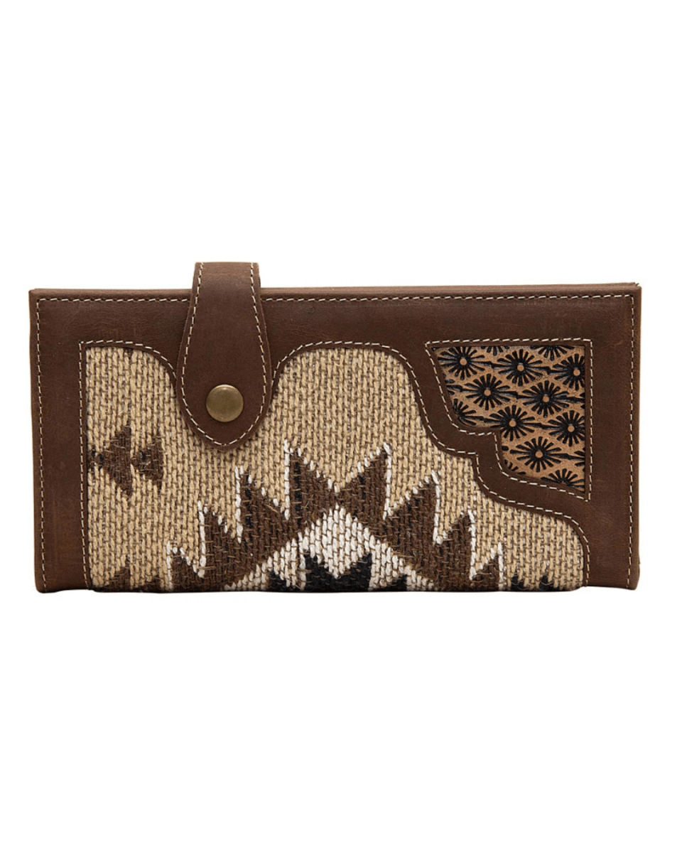 Brownie Dream Rug and Leather Wallet by Myra Bag