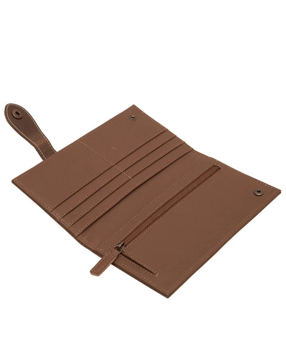 Brownie Dream Rug and Leather Wallet by Myra Bag