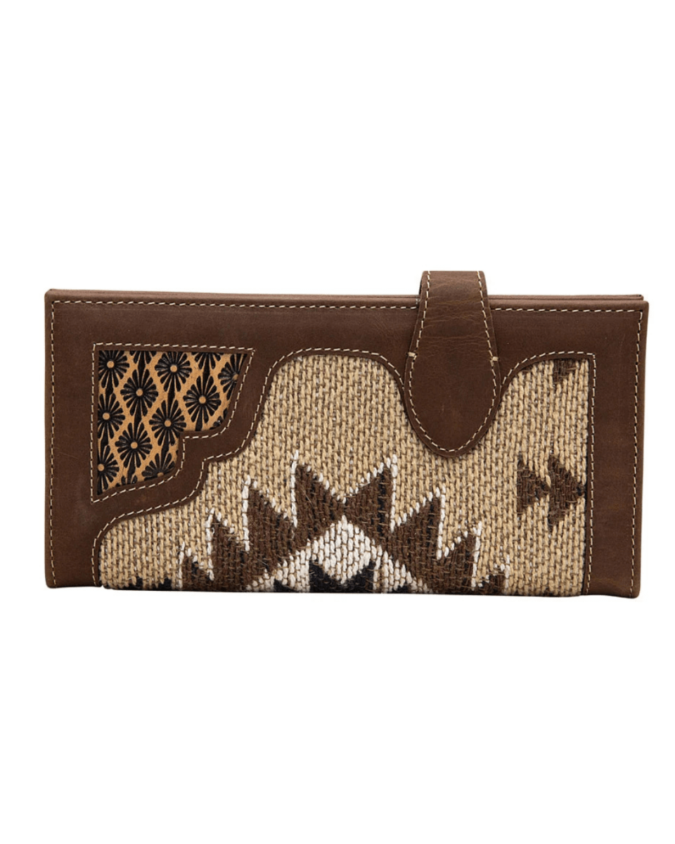 Brownie Dream Rug and Leather Wallet by Myra Bag